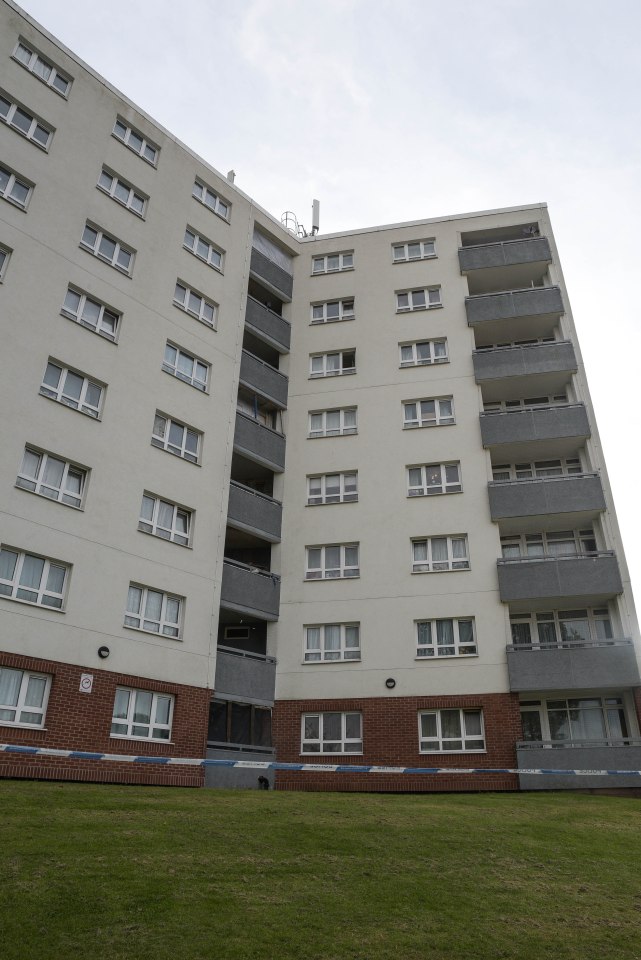  A woman, 29, was seriously injured after plunging from the 5th floor of this Birmingham tower block