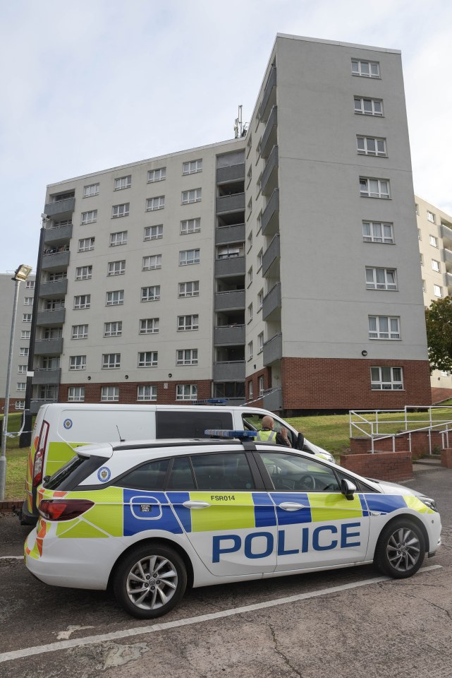  West Midlands Police officers are on the scene at Quarry House in Rubery, Rednal