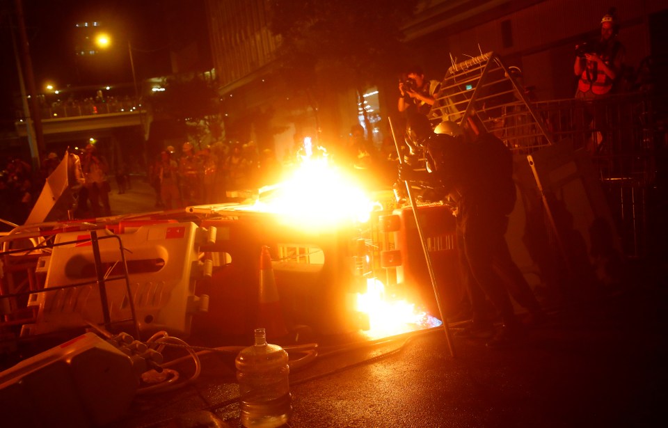  The rioters are standing up the authoritarian Chinese Communist Party