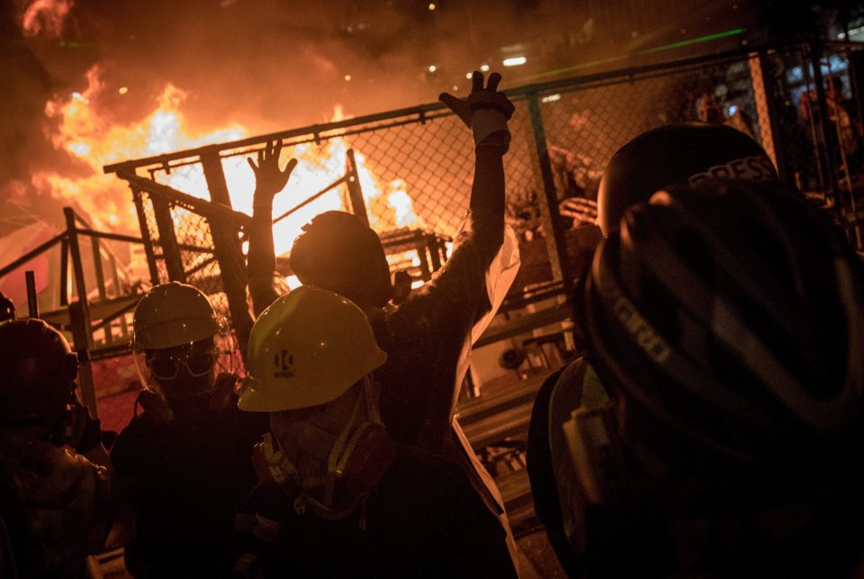  Fires have been breaking out all over the riot zones