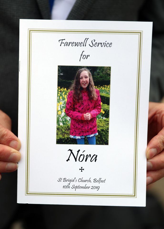  Nora's funeral was on September 10