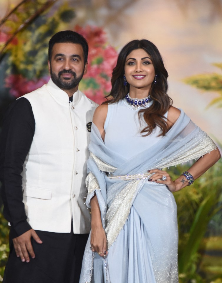 Shilpa Shetty with her husband Raj Kundra