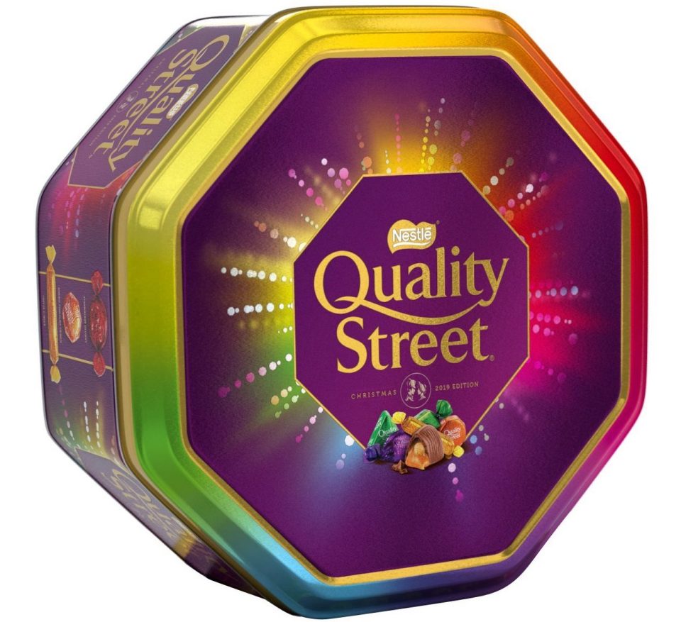  The 1kg retro tins of Quality Street are available at B&M for £8