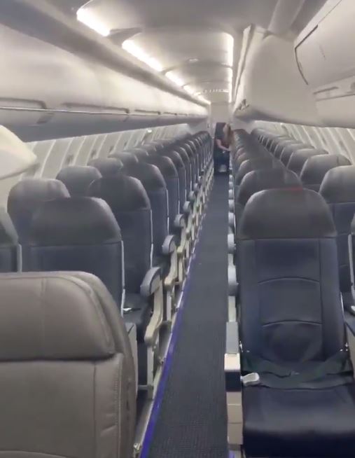  He was the only person on the Delta flight to Salt Lake City