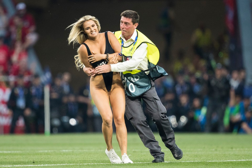  Vitaly rose to fame earlier this year when his girlfriend Kinsey Wolanski invaded the pitch during the Champion's League final