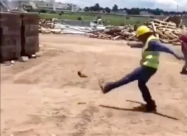  Clothing brand BoohooMAN were yesterday forced to swiftly delete a video of a rat being kicked about by builders