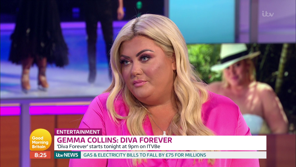 Gemma told viewers she has piled on the weight after going on holiday