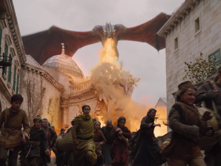  Drogon destroyed King's Landing in the final season of Game of Thrones