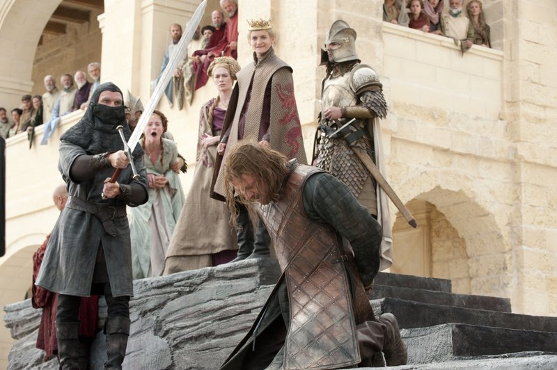 Ned Stark being beheaded