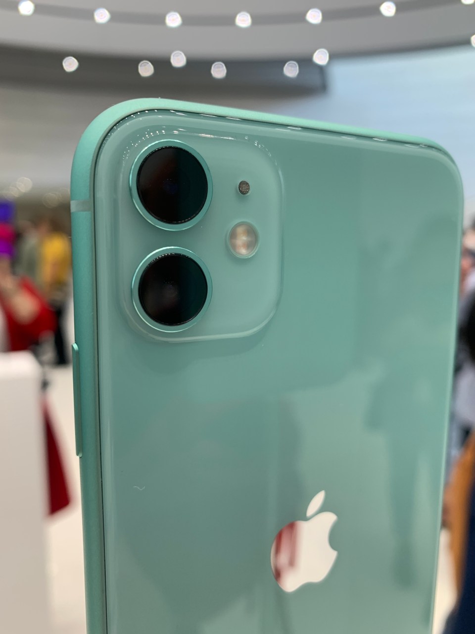  The iPhone 11 is attractive and features a double camera on the back