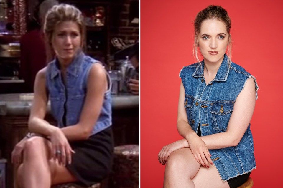 Lydia is getting used to her new look but loves Rachel’s 90s wardrobe