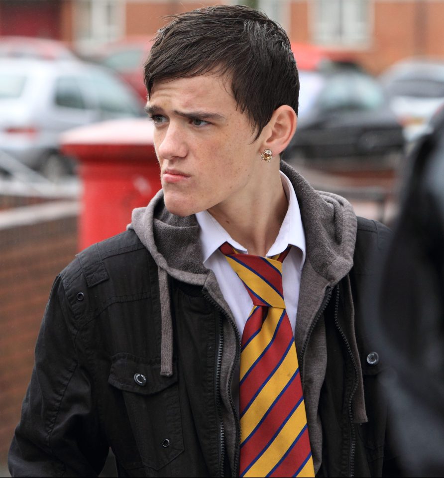  George, seen here in 2011, won new fans as Waterloo Road's Kyle Stack