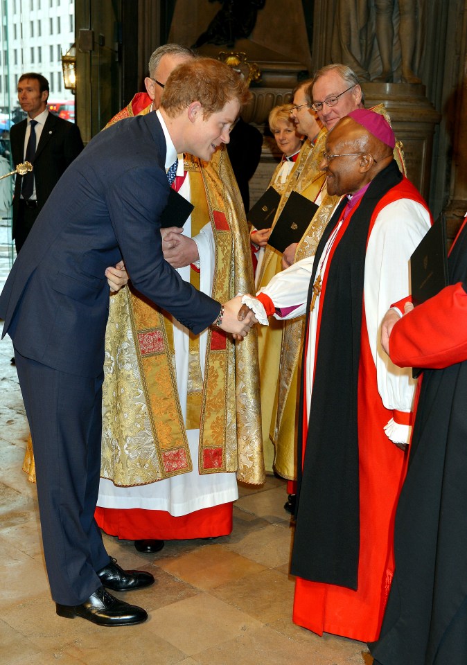  Prince Harry previously met the archbishop in 2014