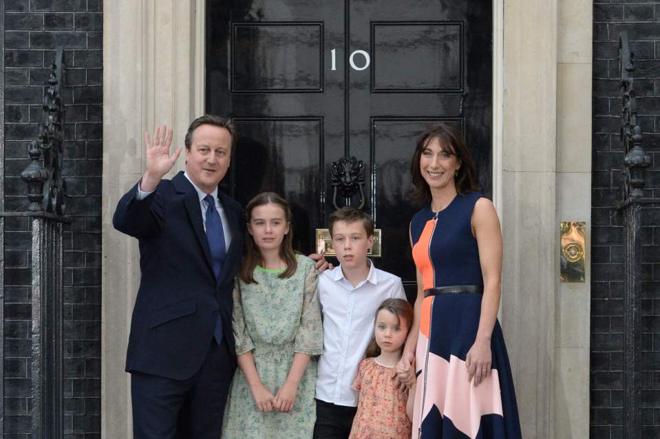  David and Samantha Cameron have had four children together