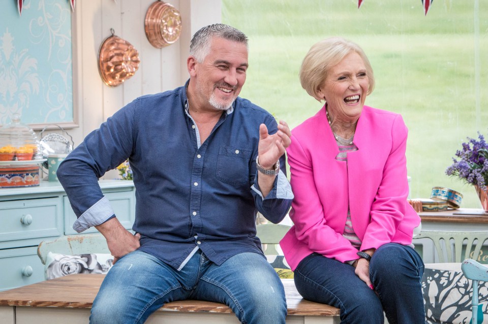 Mary Berry with former co-presenter Paul Hollywood