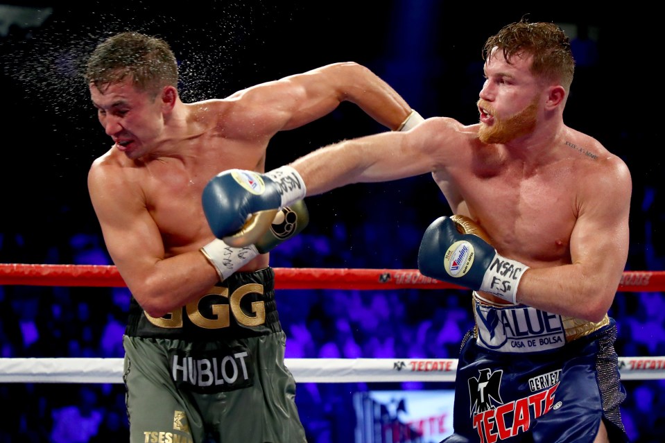  Canelo was fortunate to walk away with a draw when he first challenged for GGG’s middleweight titles in 2017