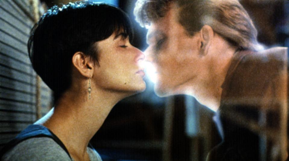  Demi starred alongside the late Patrick Swayze, in the 1990 film Ghost