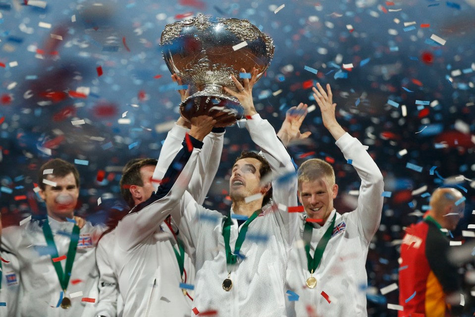  Great Britain - led by the Murray brothers - won the Davis Cup in 2015, beating Belgium in the final