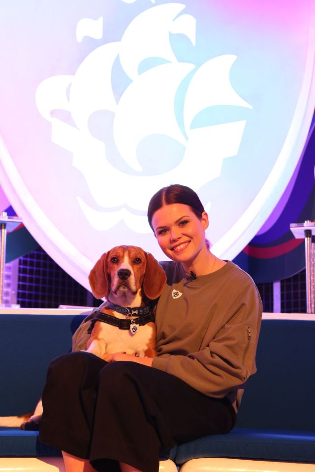  Blue Peter presenter Lindsey Russell was also gunged after appearing