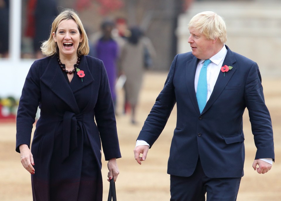  Amber Rudd is preparing to stand as caretaker PM if Boris Johnson is toppled by MPs over Brexit, No10 believes