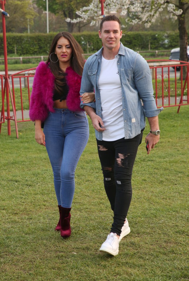  Kieran's girlfriend Michelle has a five-year restraining order against Katie