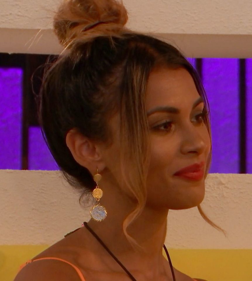  The beauty loved to wear a pop of red lipstick while on Love Island