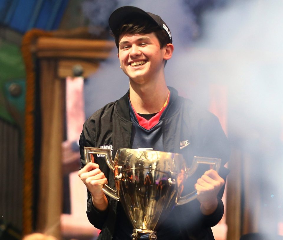  Kyle Gierdorf won £2.4 million in the Fortnite championships this year