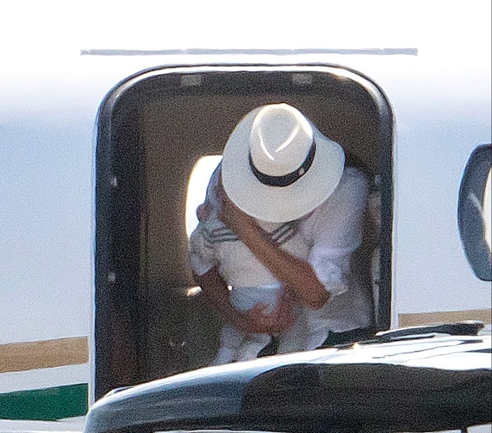  Meghan cradles Archie on a private jet trip, despite saying he was too young to go to Balmoral