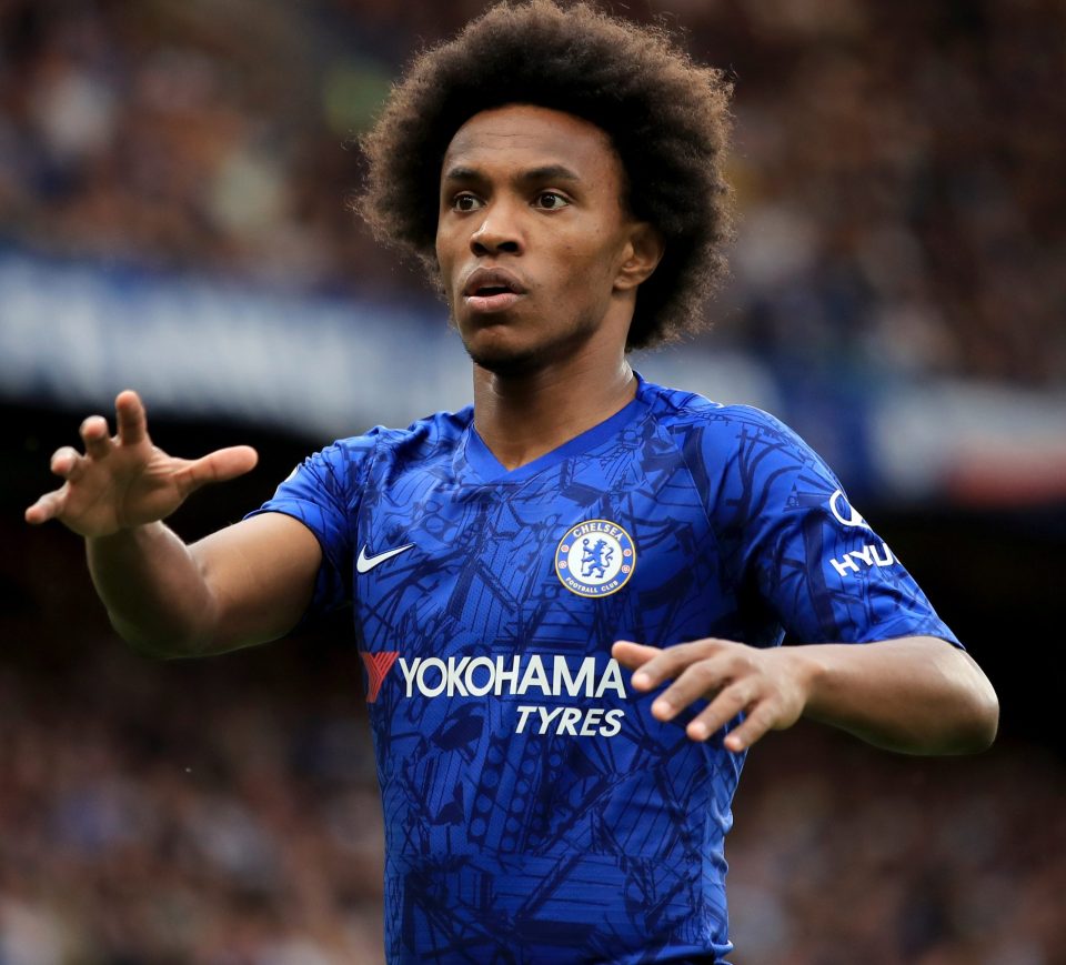  Willian could be leaving Chelsea to join Juventus next summer