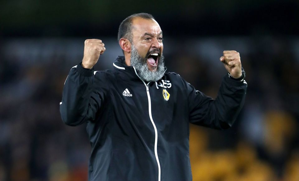  Wolves boss Nuno Espirito Santo has a brilliant record against he top six