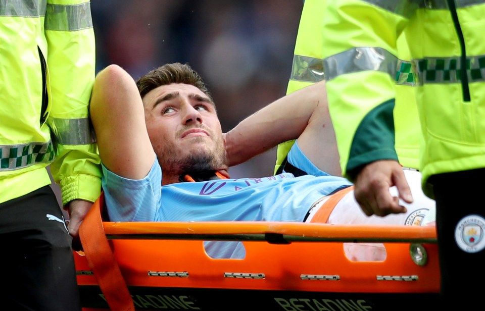  Laporte could be on the sidelines for quite some time, leaving Man City short of options in defence