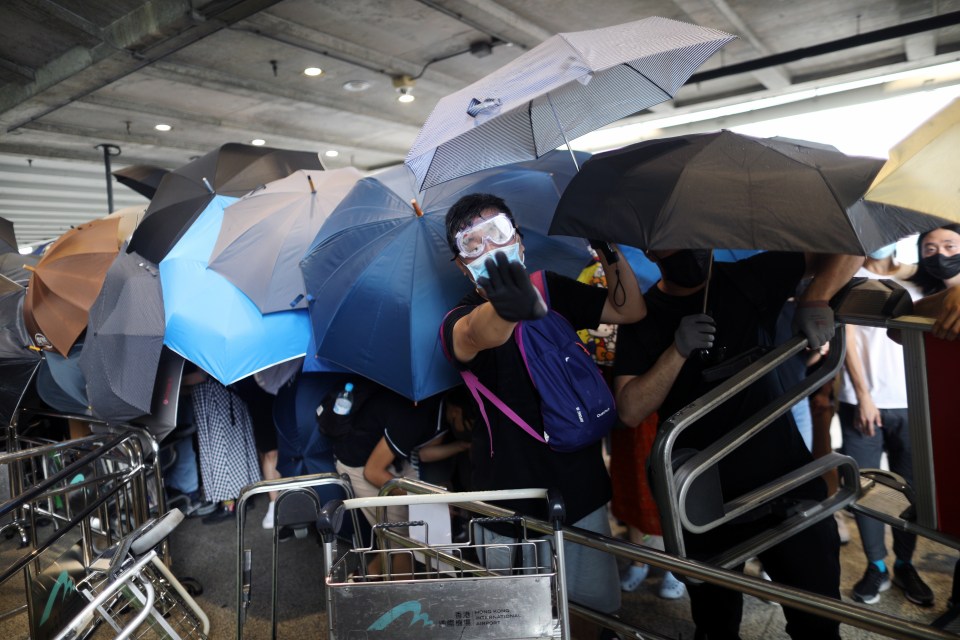  Hong Kong has been the scene of tense anti-government protests for nearly three months