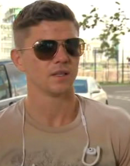  Luke Campbell, sporting sunglasses, believes he won five of the 12 rounds against Loamchenko