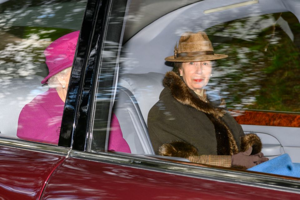  Princess Anne also joined the Queen