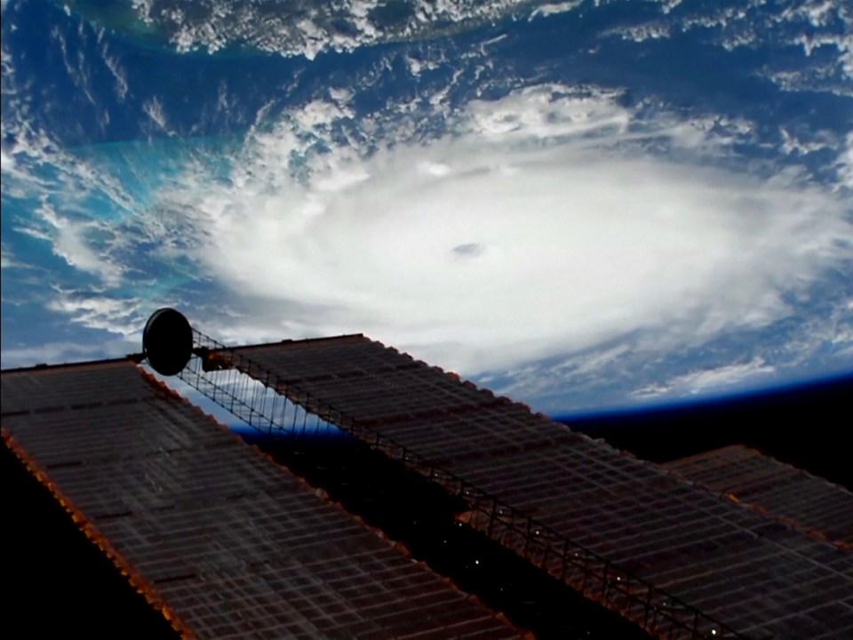  Hurricane Dorian is viewed from the International Space Station