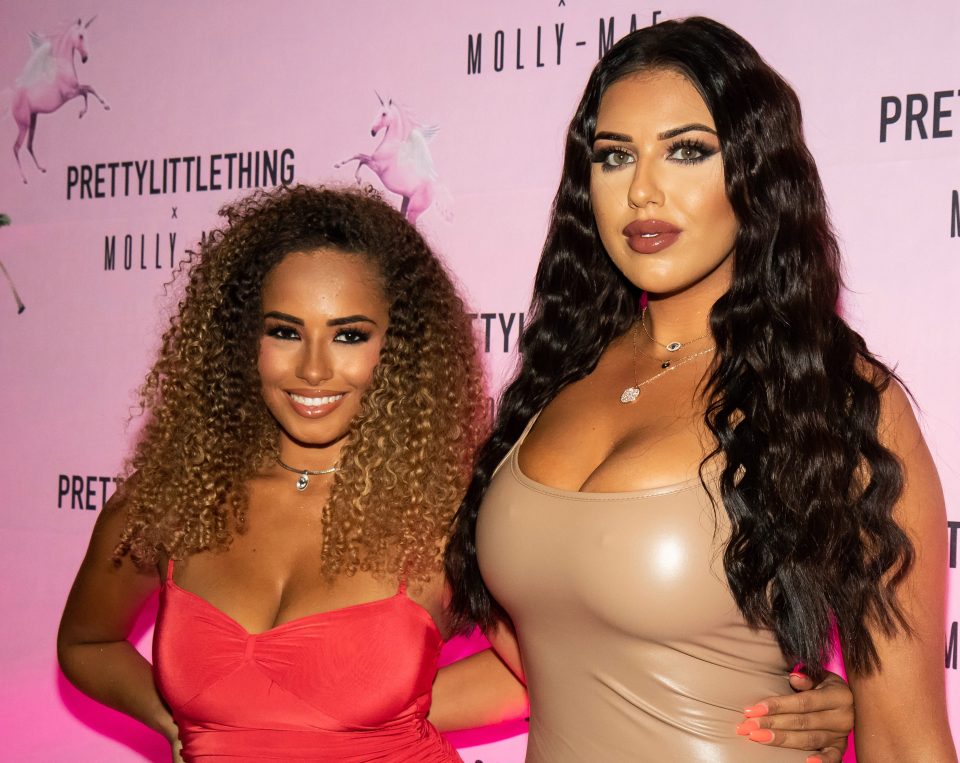  Amber and Anna were among the Love Island stars in attendance