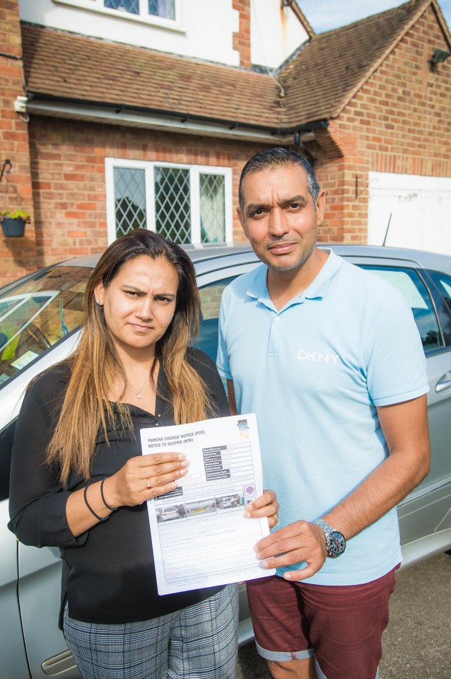  Saj and his wife have slammed the strict parking rules and say they're in place to make money off unsuspecting drivers