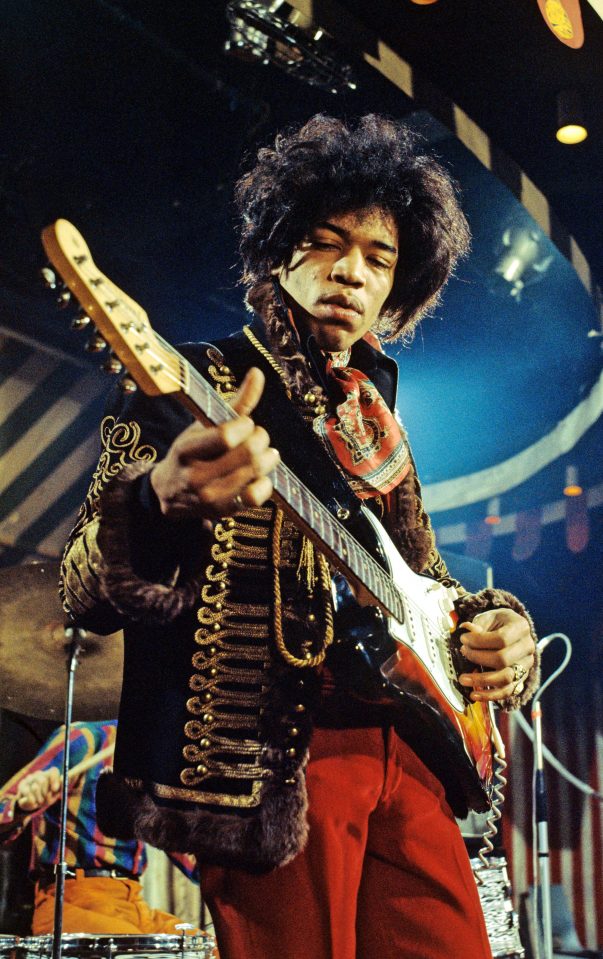  Ginger was said to have been involved in orgies with Jimi Hendrix