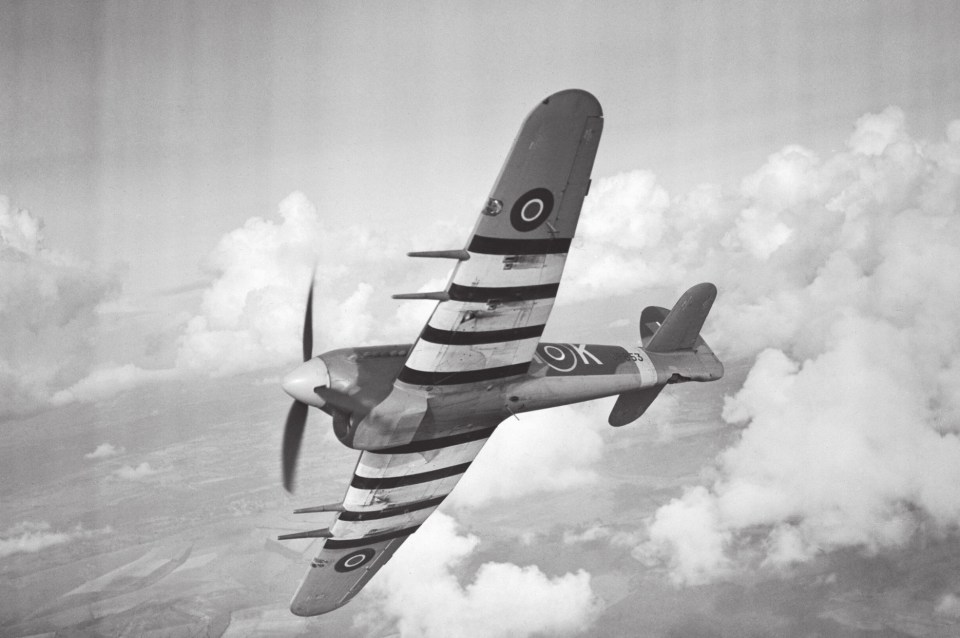  This Typhoon belonged to 486 Squadron, Royal New Zealand Air Force