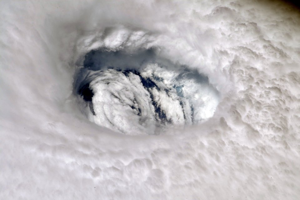  Hurricane Dorian's terrifying epicentre is seen from space in this Nasa pic