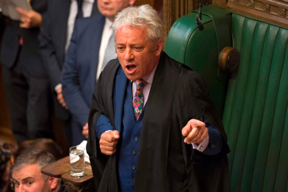  John Bercow could get booted out of his own seat