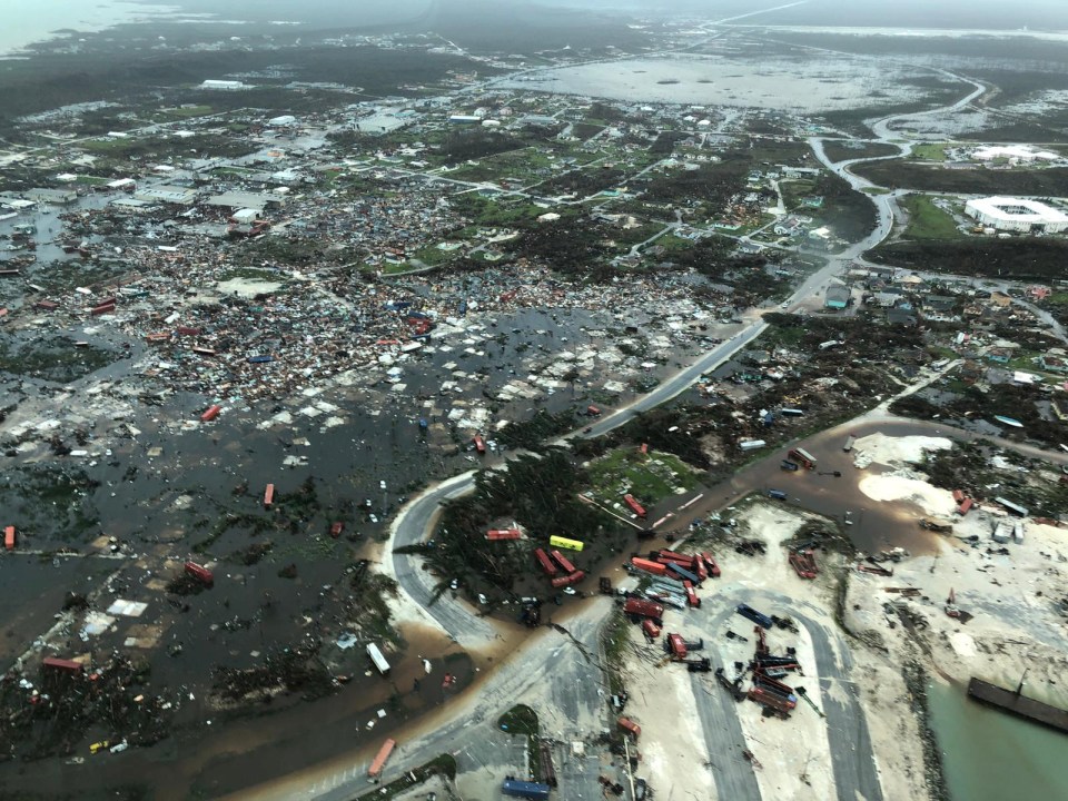  Aerial shots show the devastation caused to the Abaco Islands in the Bahamas