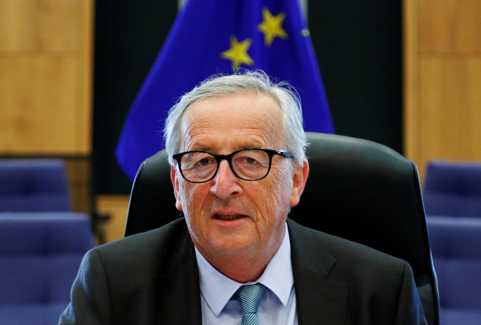 Juncker said there would have to be a border in Northern Ireland in a No Deal Brexit