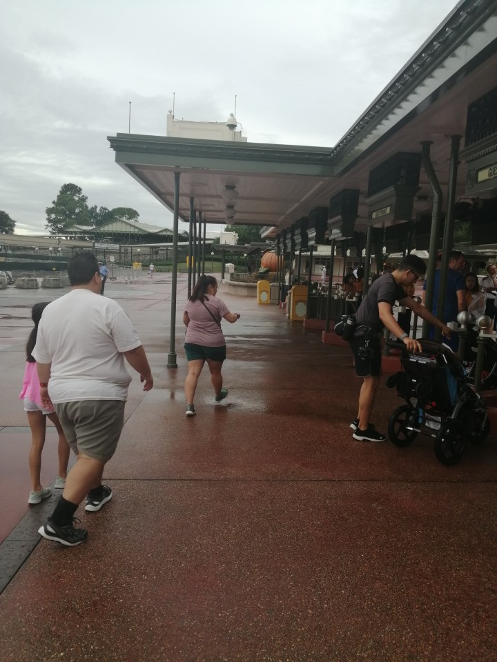  Images showed gates to the park almost deserted after it reopened this morning