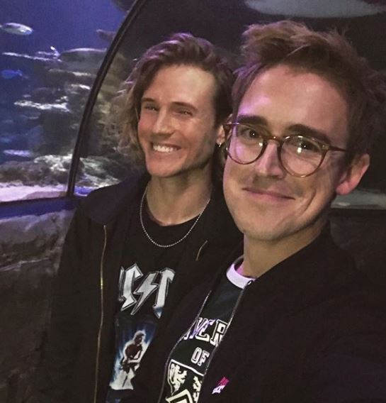  Dougie Poynter and McFly bandmate Tom Fletcher