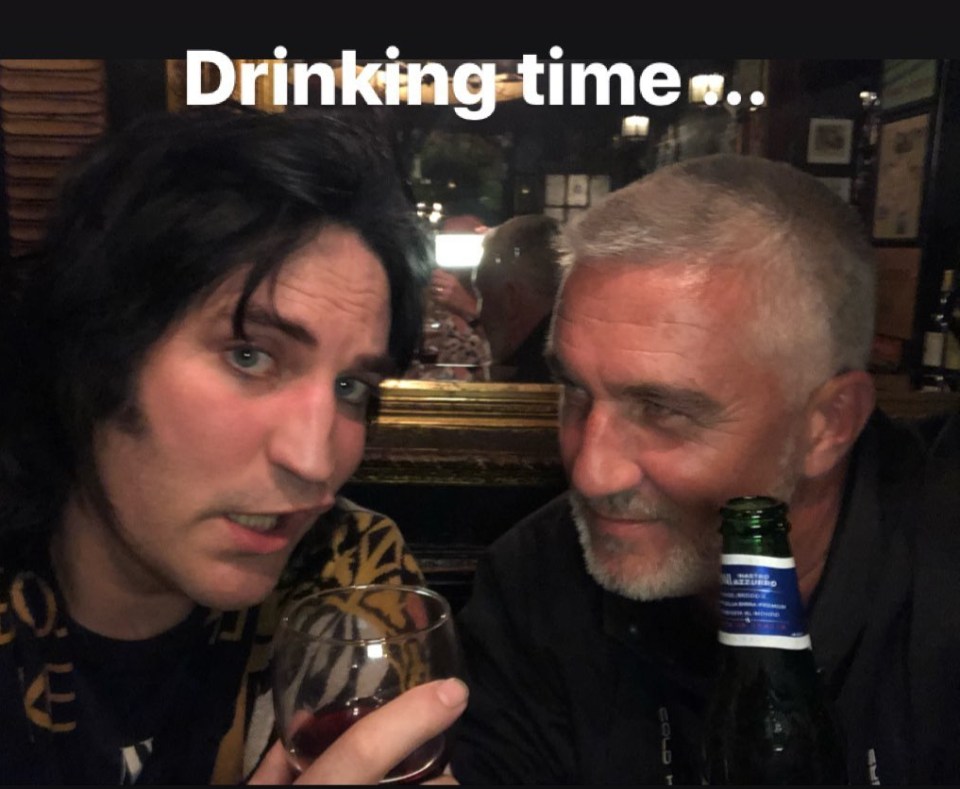  Paul enjoyed a boozy bender with Bake Off co-star Noel Fielding last week