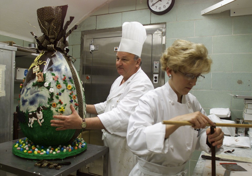 The White House prepares for Easter Egg Roll