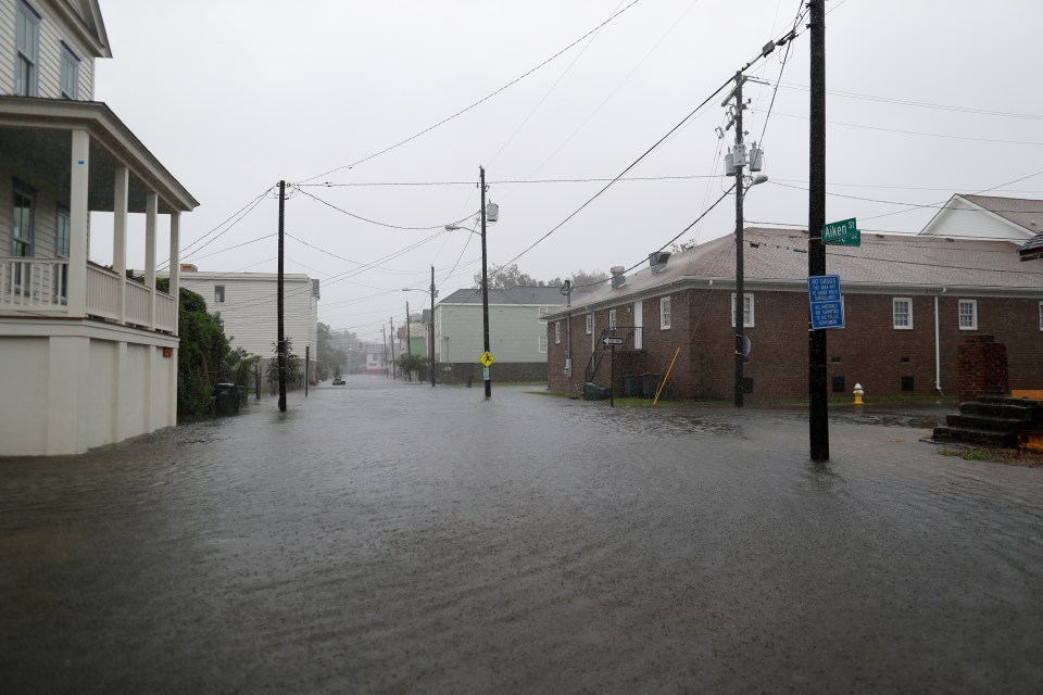  Charleston, South Carolina, has been hit by flooding from Hurricane Dorian