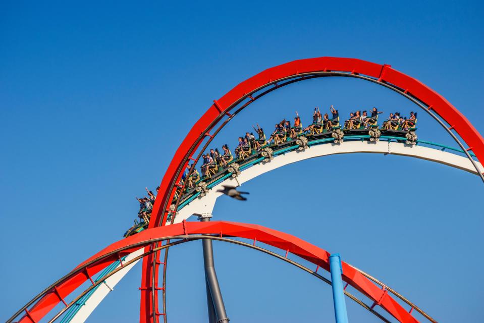  Shambhala is at PortAventura theme park in Spain