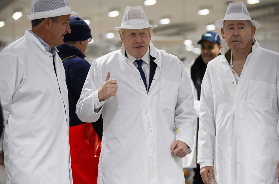  Boris is visiting Peterhead a fishing community that has been effected by EU regulations